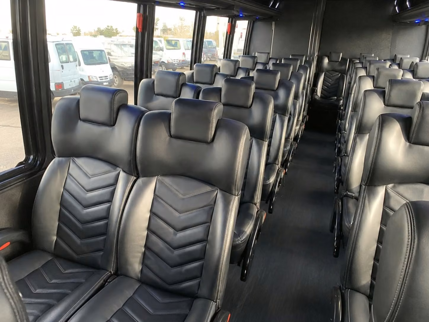 15 passenger minibus inside