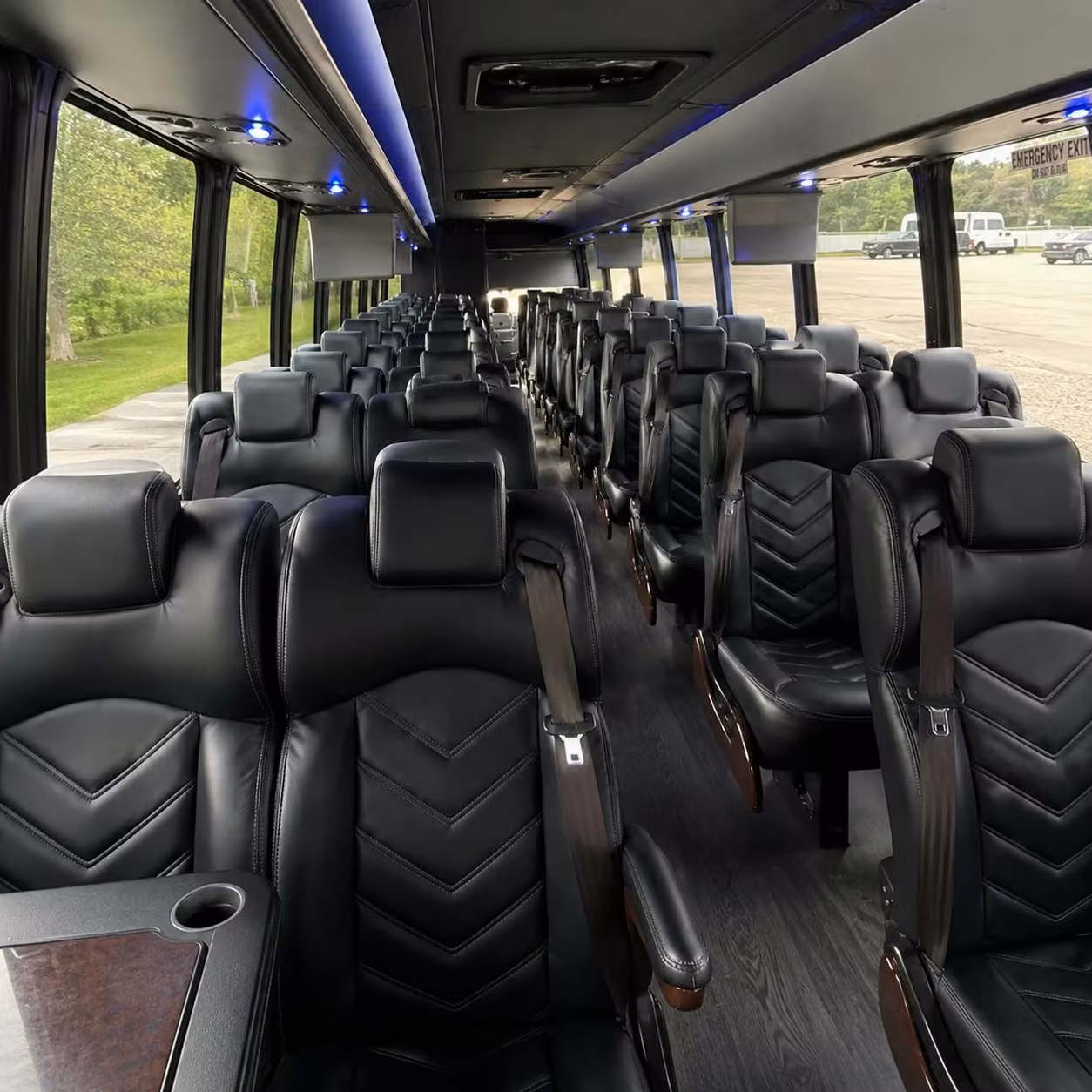 30 passenger minibus inside