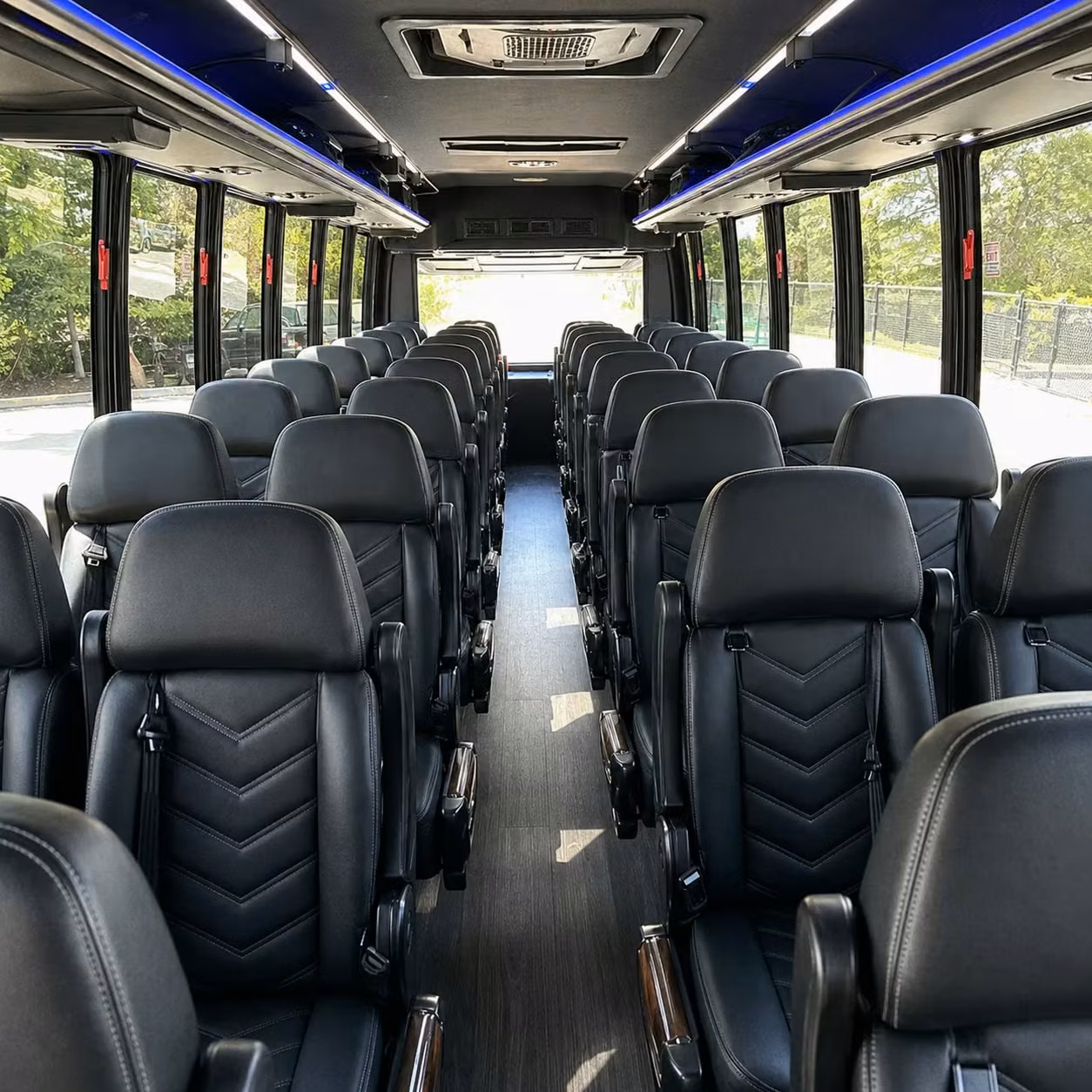 30 passenger minibus interior