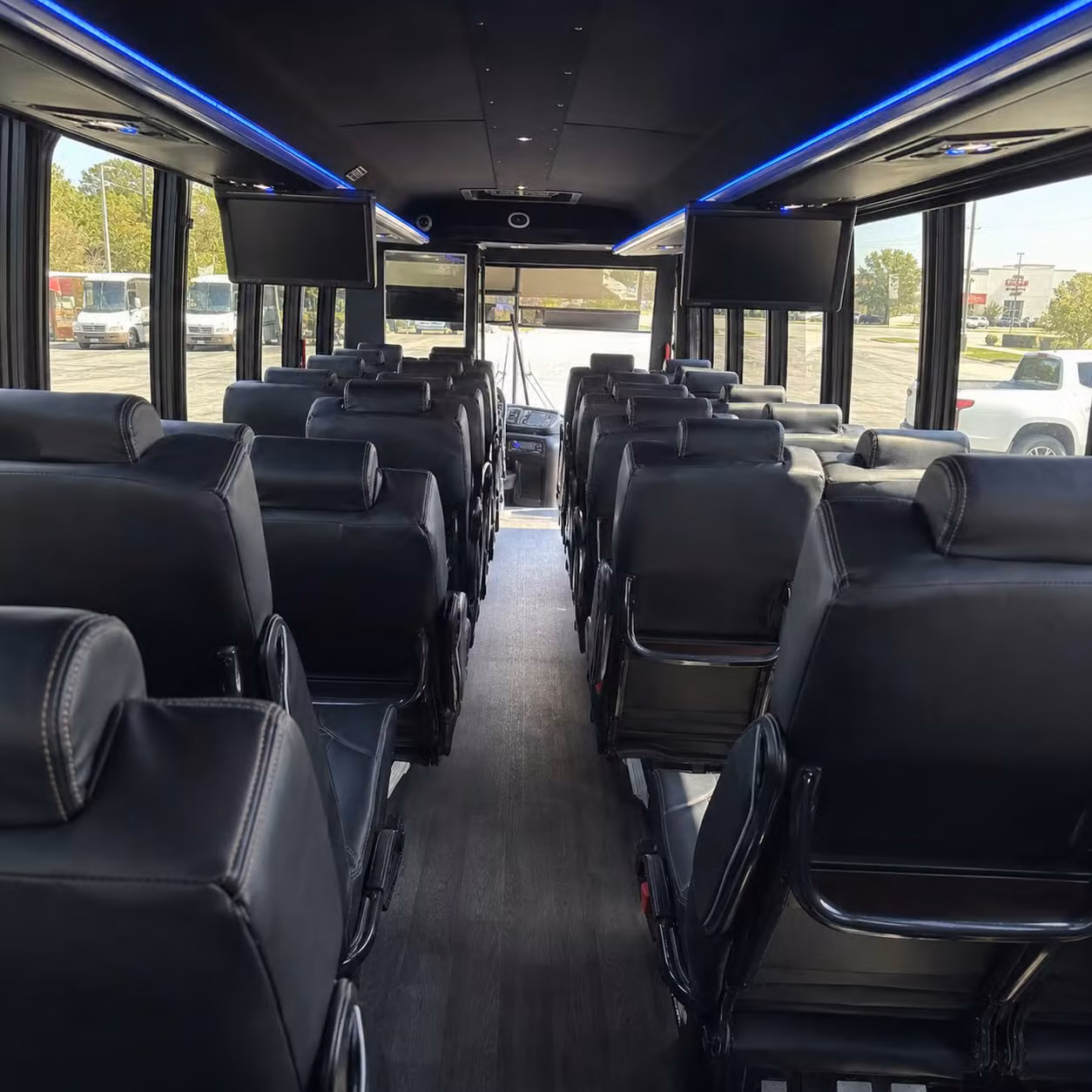 35 passenger minibus interior