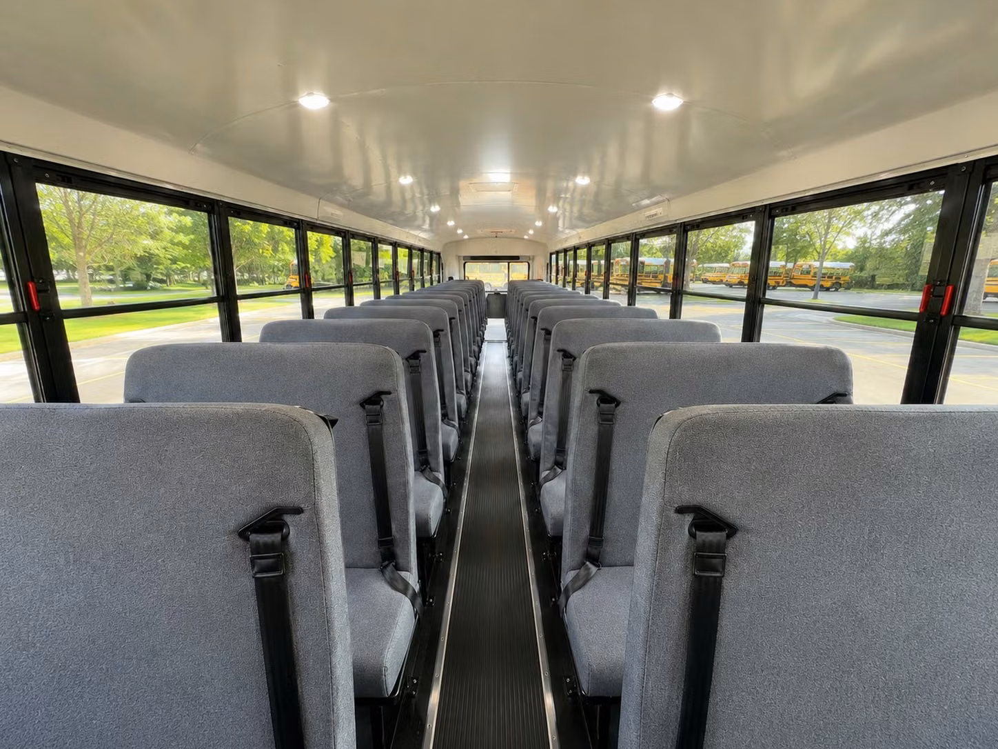school bus interior