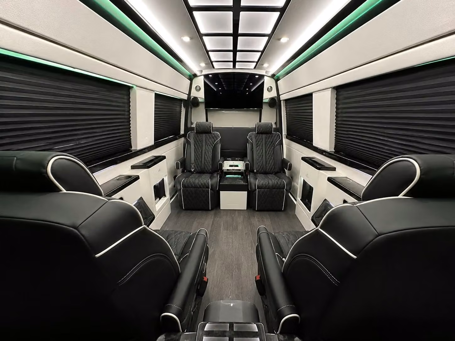 sprinter van with driver inside