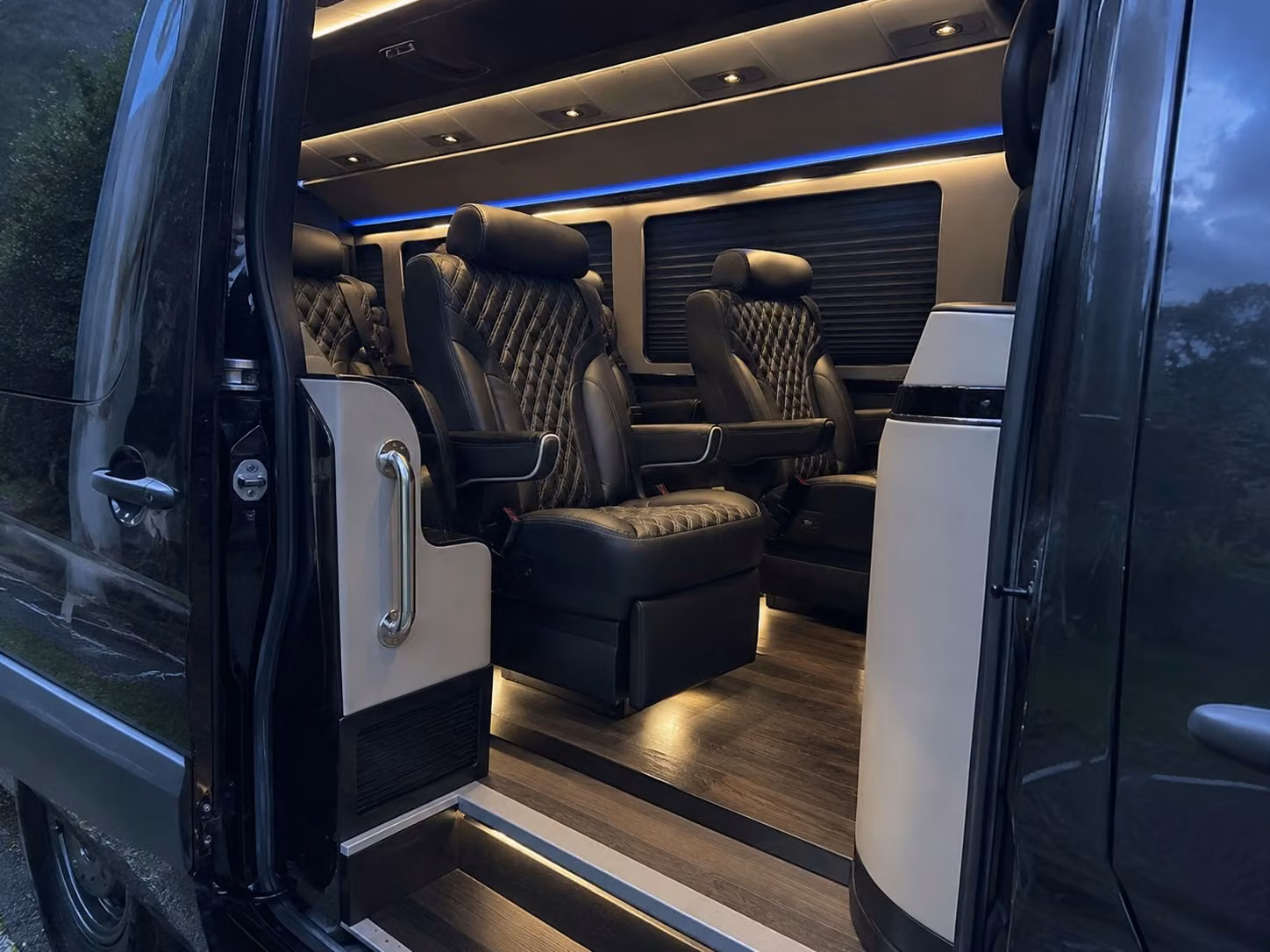 sprinter van with driver interior
